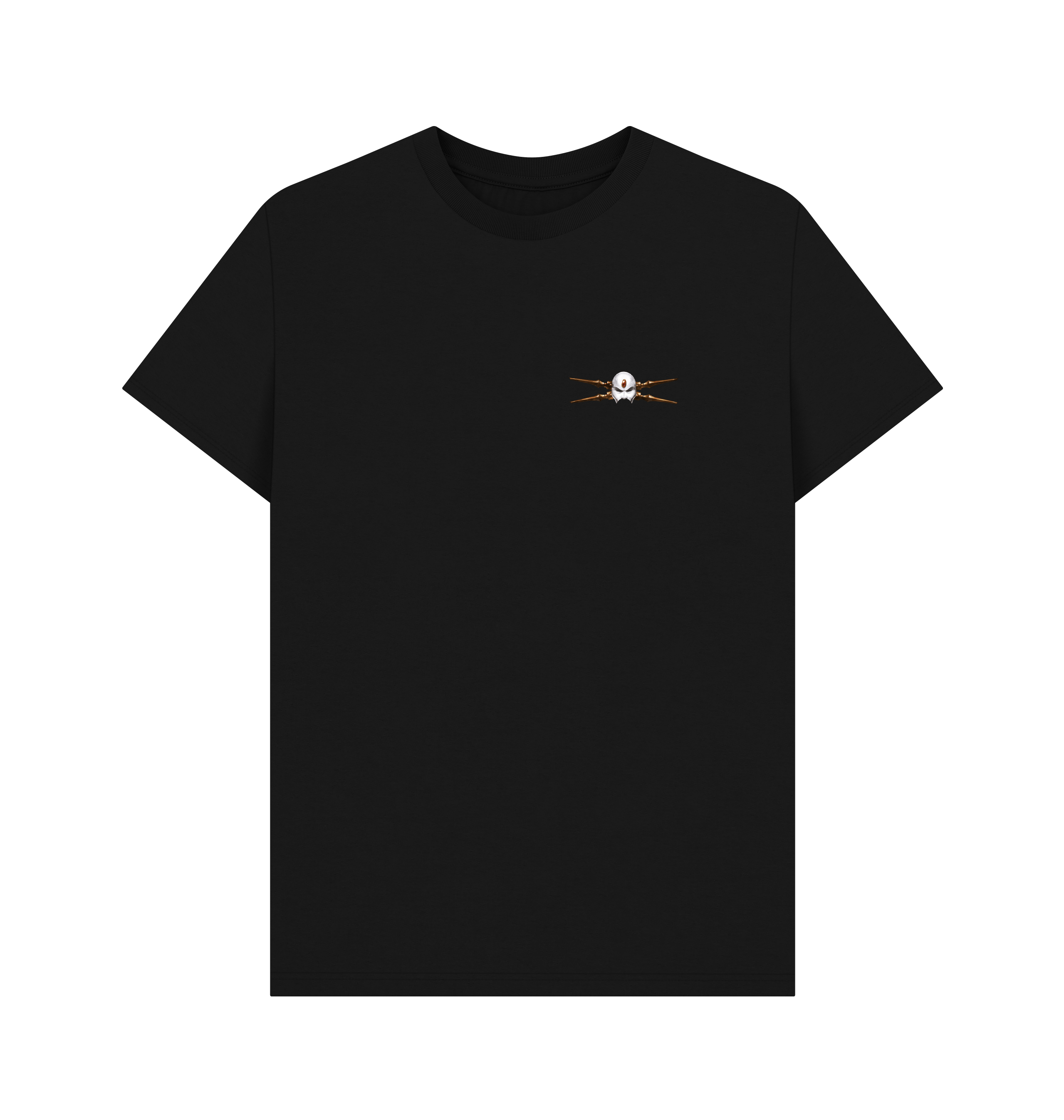 Black Premium Harlequins Collage Back Print T Shirt